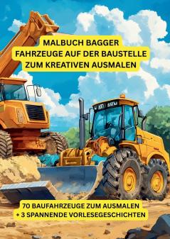Malbuch Bagger