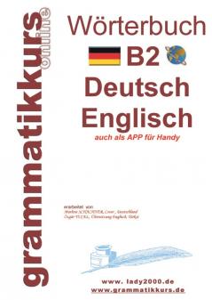 Wörterbuch B2 Deutsch - Englisch