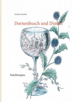 Dornenbusch und Disteln