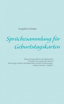 Sprüchesammlung für Geburtstagskarten