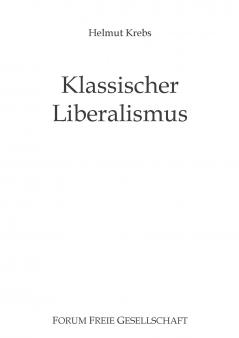 Klassischer Liberalismus