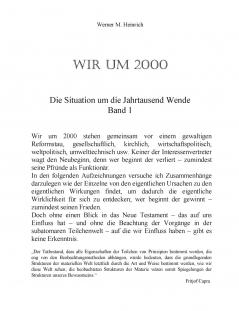 Wir Um 2000 -  Band 1