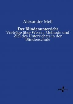 Der Blindenunterricht