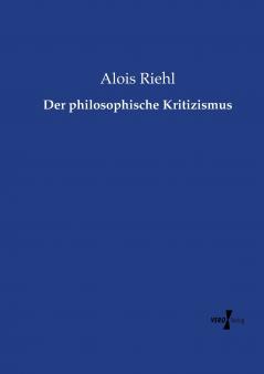 Der philosophische Kritizismus