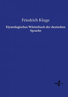 Etymologisches W��rterbuch der deutschen Sprache