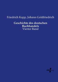 Geschichte des deutschen Buchhandels
