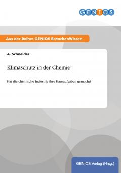 Klimaschutz in der Chemie