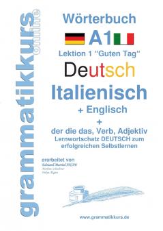 Wörterbuch Deutsch - Italienisch - Englisch  Niveau A1
