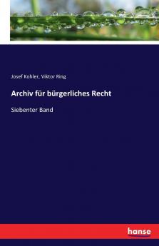 Archiv für bürgerliches Recht