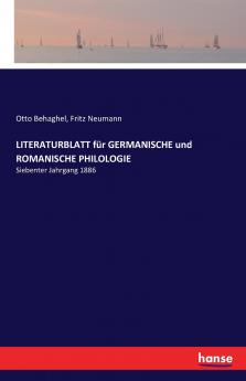 LITERATURBLATT für GERMANISCHE und ROMANISCHE PHILOLOGIE