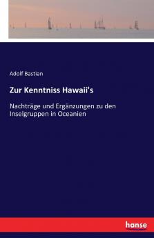 Zur Kenntniss Hawaii's