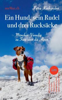 Ein Hund sein Rudel und drei Rucksäcke
