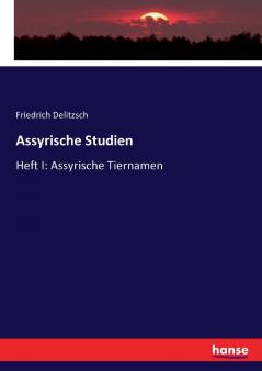 Assyrische Studien