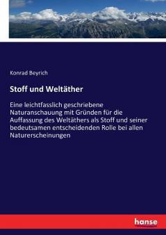 Stoff und Weltäther