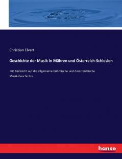 Geschichte der Musik in Mähren und Österreich-Schlesien