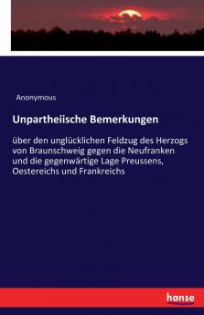 Unpartheiische Bemerkungen