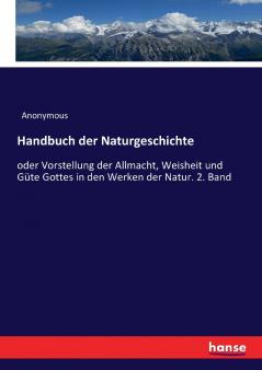 Handbuch der Naturgeschichte