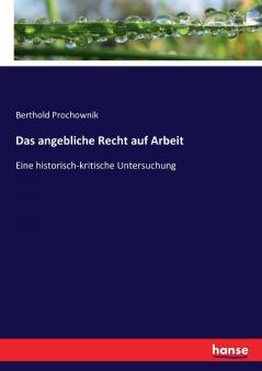 Das angebliche Recht auf Arbeit
