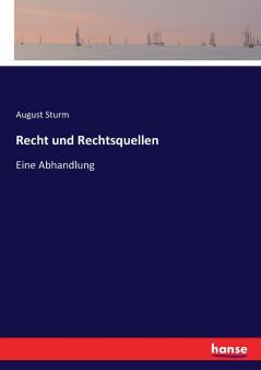 Recht und Rechtsquellen