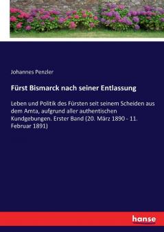 Fürst Bismarck nach seiner Entlassung