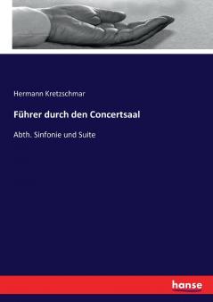 Führer durch den Concertsaal
