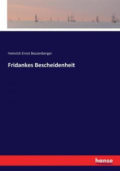 Fridankes Bescheidenheit