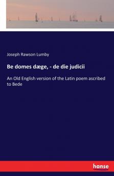 Be domes dæge - de die judicii