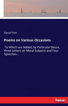 Poems on Various Occasions