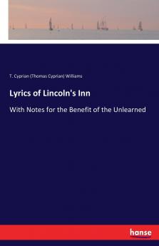 Lyrics of Lincoln's Inn