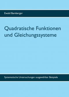 Quadratische Funktionen und Gleichungssysteme