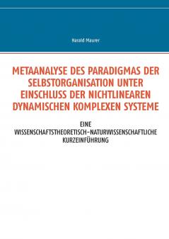 Metaanalyse des Paradigmas der Selbstorganisation unter Einschluss der nichtlinearen dynamischen komplexen Systeme