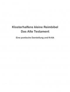 Klosterhalfens kleine Reimbibel
