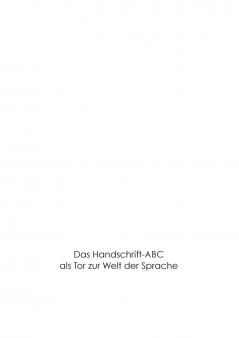 Das Handschrift-Abc