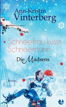 Schneefrau küsst Schneemann