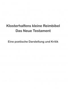 Klosterhalfens kleine Reimbibel