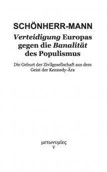 Verteidigung Europas gegen die Banalit��t des Populismus