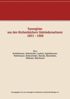 Trauregister aus den Kirchenbüchern Südniedersachsens 1853 - 1900