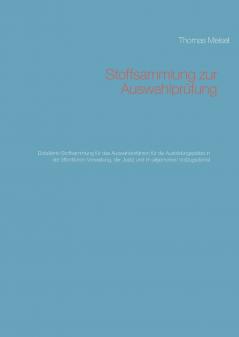 Stoffsammlung zur Auswahlprüfung