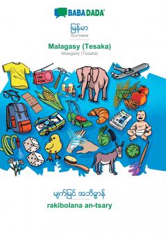 Burmese (in burmese script) - Malagasy (Tesaka) visual dictionary
