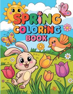Spring Coloring Book for Adults