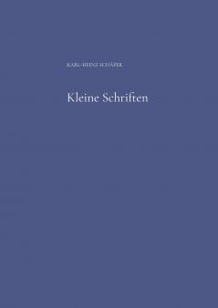 Kleine Schriften