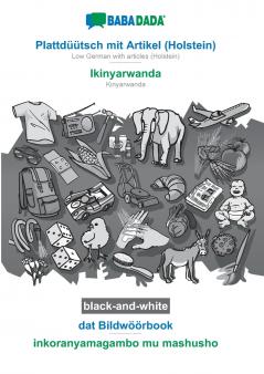 Plattdüütsch mit Artikel (Holstein) - Ikinyarwanda dat Bildwöörbook BW