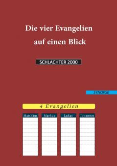 Die vier Evangelien auf einen Blick