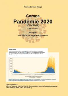 Corona Pandemie 2020 (Covid 19)  - Ergänzungsband