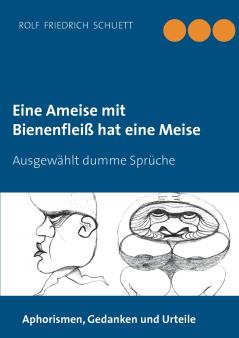 Eine Ameise mit Bienenflei�� hat eine Meise