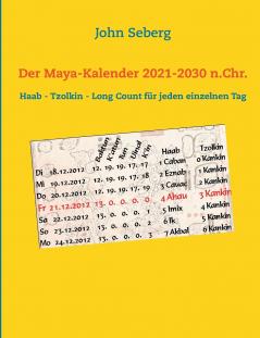 Der Maya-Kalender 2021-2030 n.Chr.