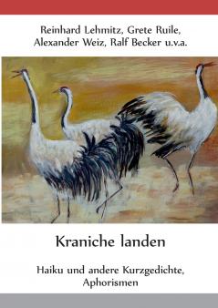 Kraniche landen