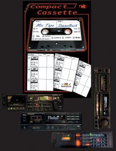 MIX TAPE Compact Cassette - Sammelbuch
