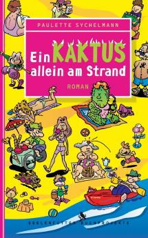 Ein Kaktus allein am Strand