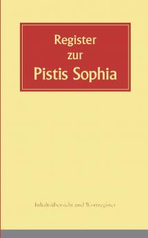 Register zur Pistis Sophia
